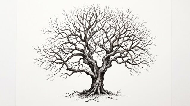 Come Disegnare un Albero Spoglio a China: Guida Pratica